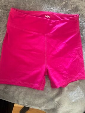 DSG Bright Pink High-Waist Bike Shorts